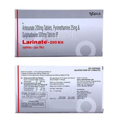 Larinate 200 Kit Tablet 6'S - Malarial