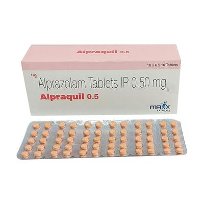 Alpraquil 0.5mg Tablet 10'S - Anxiety-Anx