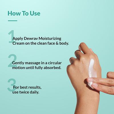 Fixderma Dewrav Moisturizing Cream for Face & Body, Deeply Hydrates, For Dry to Very Dry Skin 50 g - Face Moisturizers