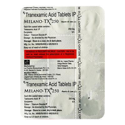 MELANO TX 250 Tablet 10's - Bleeding Disorders-Hae