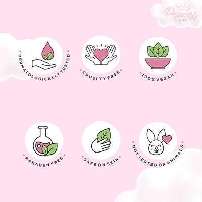 Princess By Renee Bubbles Nail Paint Pink Puzzle 5 ml - Nail Polish