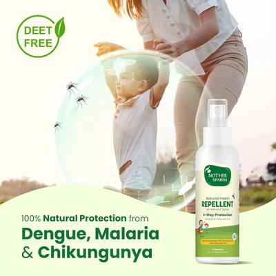 Mother Sparsh Natural Insect Repellent Spray 100 ml - Mosquito Repellent