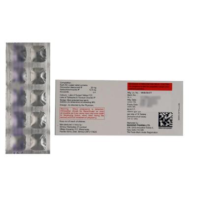 Olmetime H 20mg Tablet 10'S - Hypertension-Ang