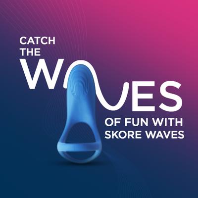 Skore Waves Multi-Mode Chargeable Vibrating Ring 1's - Massagers And Vibrators