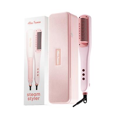 Alan Truman Steam Styler Hair Straightener Brush 1's - Straighteners