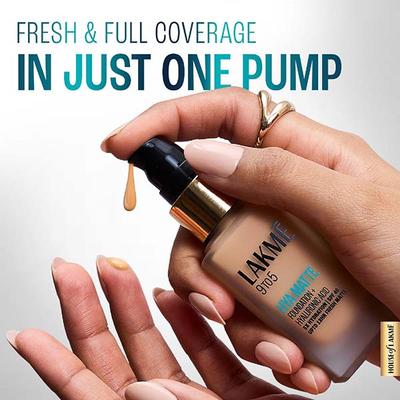 Lakme 9to5 Hya Matte Foundation + Hyaluronic Acid Neutral Light 25 ml - Foundation