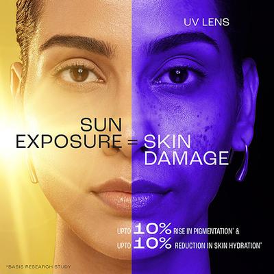 Lakme Sun Expert Dry Matte Fluid SPF 50++++ Sunscreen with 1% niac & ceramide, for oily skin 50 ml - Body Sunscreen