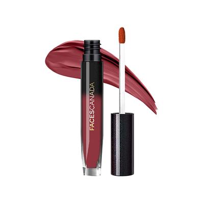 Faces Canada Comfy Silk Liquid Lip Color with Mulberry Oil & Vitamin E Elegant Maroon 08 3ml - Liquid Lipsticks