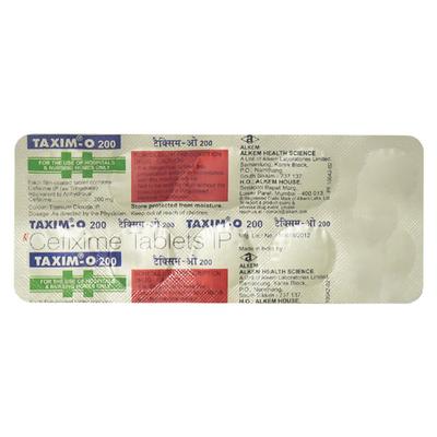 Taxim-O 200 Tablet 10's - Bacterial Infections-Cep