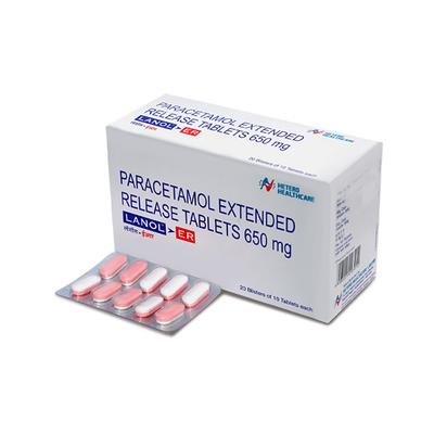 Lanol ER 650mg Tablet 10'S - Pain relief-Nsa