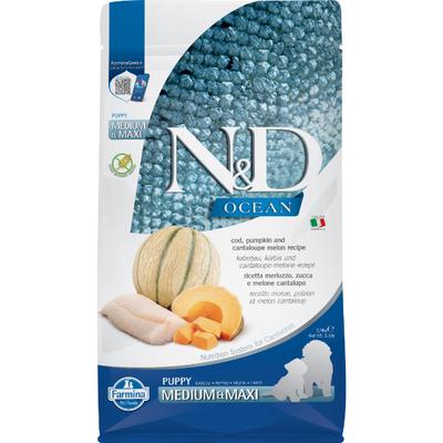 Farmina N&D Ocean Dog Food - Cod, Pumpkin & Orange (Puppy Medium & Maxi) 2.5 kg - Petfood