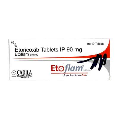 Etoflam Activ 90 Tablet 10'S - Pain relief-Nsa