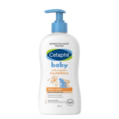 CETAPHIL BABY DAILY WITH ORGANIC CALENDULA Lotion 400ml - Creams, Lotions & Oils