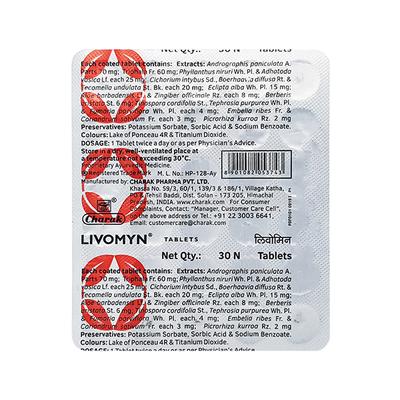 Livomyn Tablet 30'S - Liver Disease
