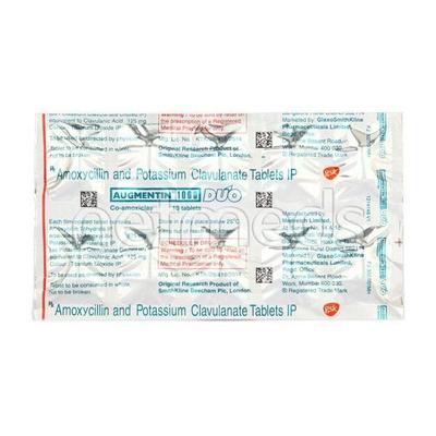 Augmentin 1000 Duo Tablet 10'S - Bacterial Infections-Pen
