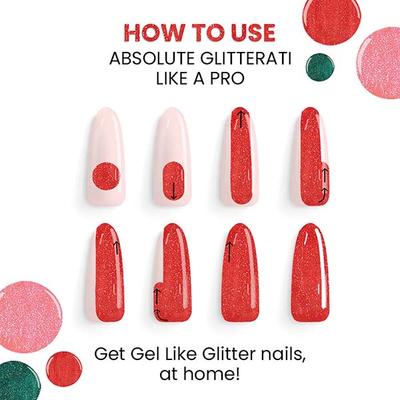 Lakme Absolute Glitterati Collection Nail Gloss 121 Icicle 12ml - Nail Polish