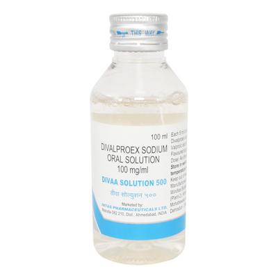 Divaa 500mg Oral Solution 100ml - Epilepsy/Convulsion-Ant