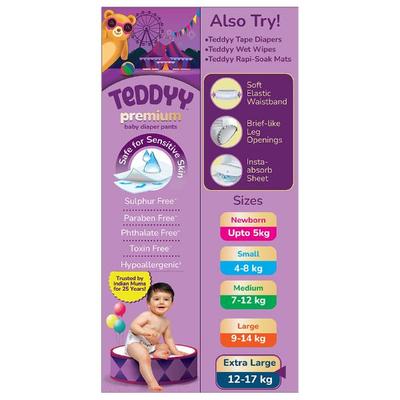 Teddyy Premium Baby Diaper Pants (XL) 28's - Diapers & Wipes
