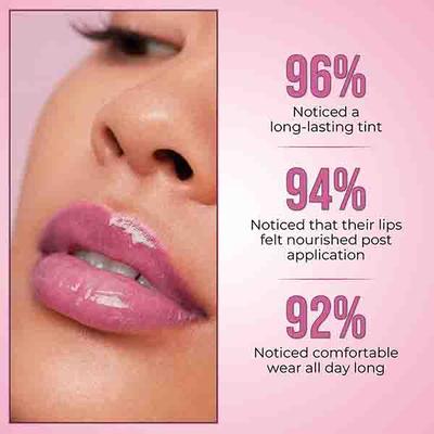 Insight Cosmetics Peptide Infused Lip Oil -Red Glaze 4.5 gm - Lip Glosses