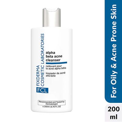 Fixderma Cosmetic Laboratories (FCL) Alpha Beta Acne Face Cleanser 200 ml - Face Wash & Cleansers