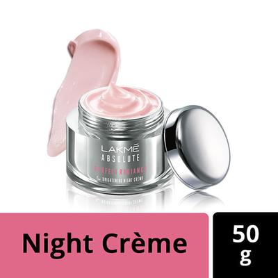 Lakme Absolute Perfect Radiance Skin Brightening Night Creme 50 gm - Night Cream