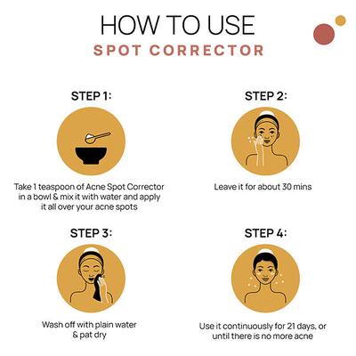 The Tribe Concepts Acne Sopt Corrector - Without Steel Tin 50 gm - Loose Powder