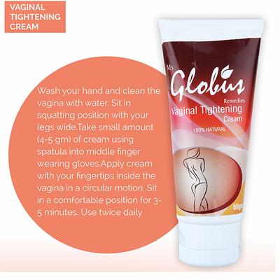 Globus Naturals Vaginal Tightening Cream 60 gm - Creams/Oils/Lotions