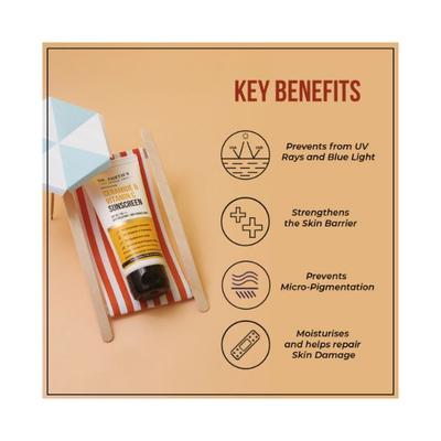 Dr. Sheth'S Ceramide & Vitamin C Sunscreen SPF 50+ PA+++ 50gm - Face Sunscreen