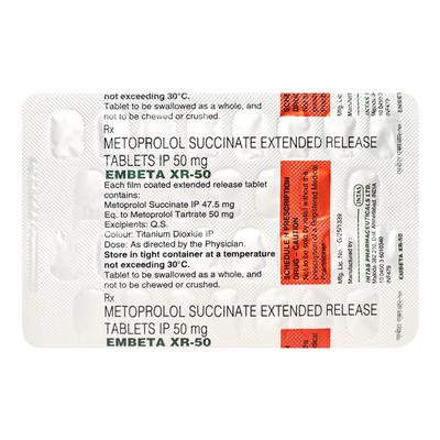 Embeta XR 50mg Tablet 30'S - Hypertension-Bet