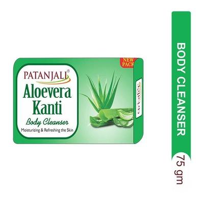 Patanjali Body Cleanser - Aloevera Kanti 75 gm - Soaps