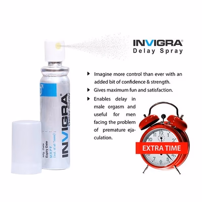 Invigra Delay Spray 12 gm - Intimate Spray