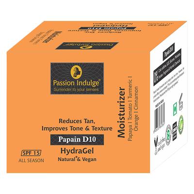 Passion Indulge PAPAIN D10 HYDRA GEL Moisturizer for50GM - Face Moisturizers