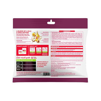 Revlon Color 'N Care Nourishing Permanent Hair Color - 3.16 Burgundy Sachet HAIR color cream 20g (when packed),Cream Developer 30ml (when packed) 1's - Crème