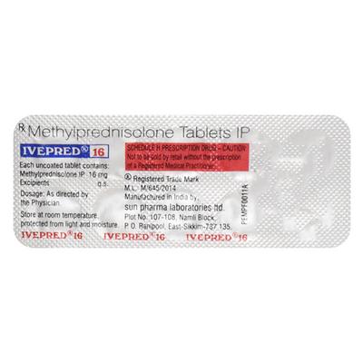 Ivepred 16mg Tablet 10'S - Hormonal Therapy-Cor