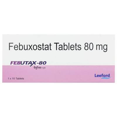 Febutax 80mg Tablet 10'S - Gout