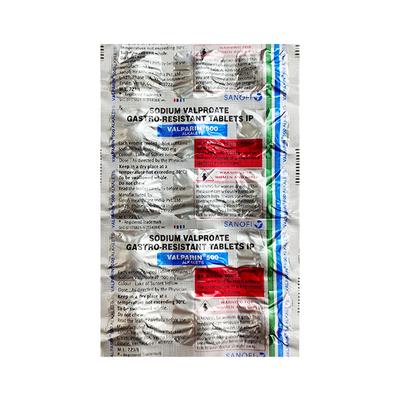 VALPARIN ALKALETS 500 Tablet 15's - Epilepsy/Convulsion-Ant