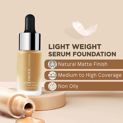 Faces Canada Ultime Pro Second Skin Foundation - Honey Beige 031, 15ml - Concealer