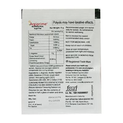 Argiprime Granules Sugar Free Orange Flavour 6gm - Supplements-Sup