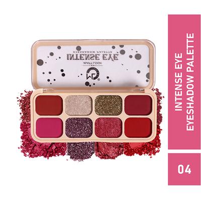 Matt Look intense Eye 8 in 1 Eyeshadow Palette Highly Pigmented, Long Lasting Metallic Glitter Nudes,04 12 gm - Eye Shadow Palettes