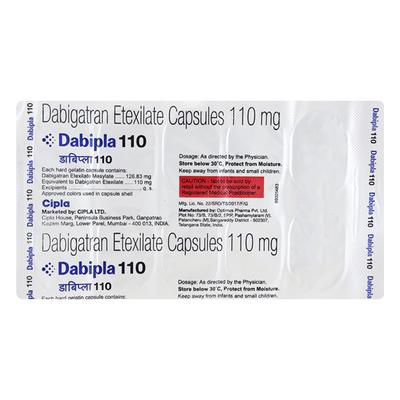 Dabipla 110mg Capsule 10'S - Blood Clot-Ant