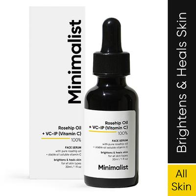 Minimalist Pure Rosehip Oil + VC-IP ( VITAMIN C ) 100% FACE SERUM 30 ml - Face Serum