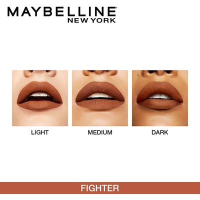 Maybelline New York Super Stay Matte Ink Liquid Lipstick, 75 Fighter 5 gm - Lipsticks