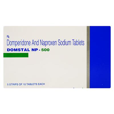 DOMSTAL NP 500 Tablet 10's - Pain relief-Ano