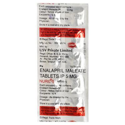 Nuril 5mg Tablet 10'S - Hypertension-ACE