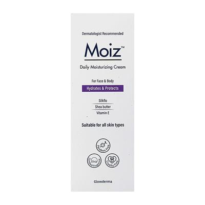 MOIZ DAILY MOISTURIZING FOR FACE & BODY Cream 50gm - Dry Skin-Emo