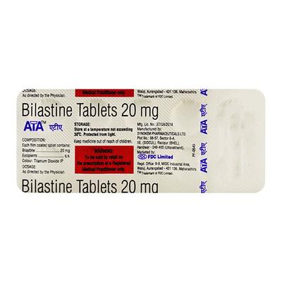 ATA 20 Tablet 10's - Allergies-Ant