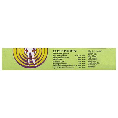 Myolaxin D Ointment 15gm - Pain relief-Nsa