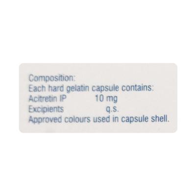 Acrotac 10mg Capsule 20'S - Psoriasis/Seborrhea/Ichthyosis-Pso