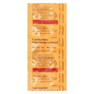 Practin 4mg Tablet 10'S - Allergies-Ant