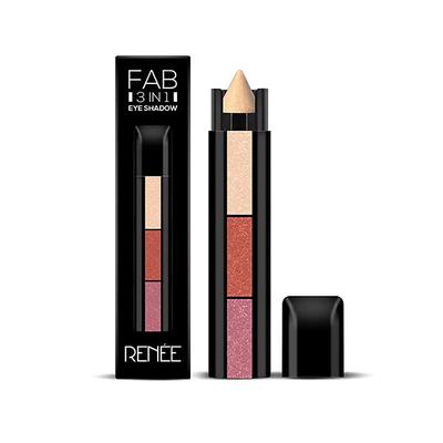 RENEE Fab 3-in-1 Eyeshadow 4.5 gm - Eye Shadow Palettes